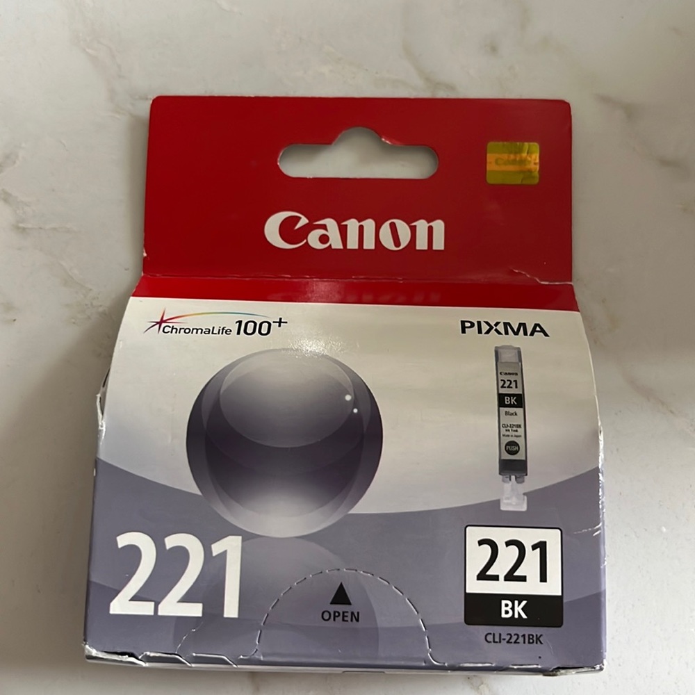 Canon 221 bk pixma